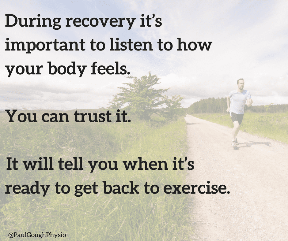 Getting Back To Exercise After Injury