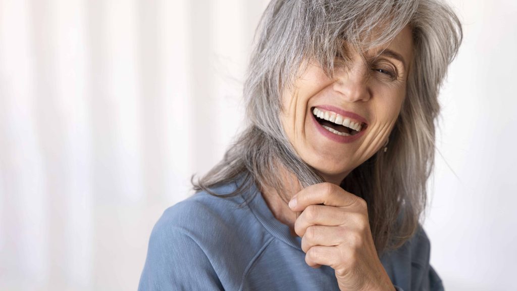 Elderly Woman Smiling