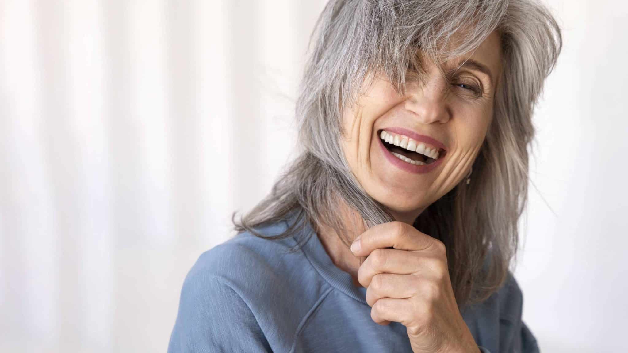Elderly Woman Smiling