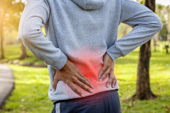 lower back pain when walking
